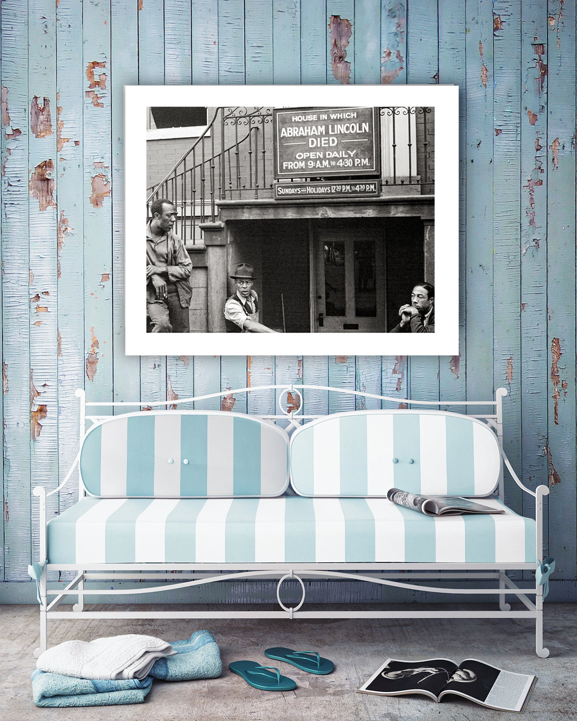 House that Lincoln Died, Washington DC, 1937 Photo Historical Pix