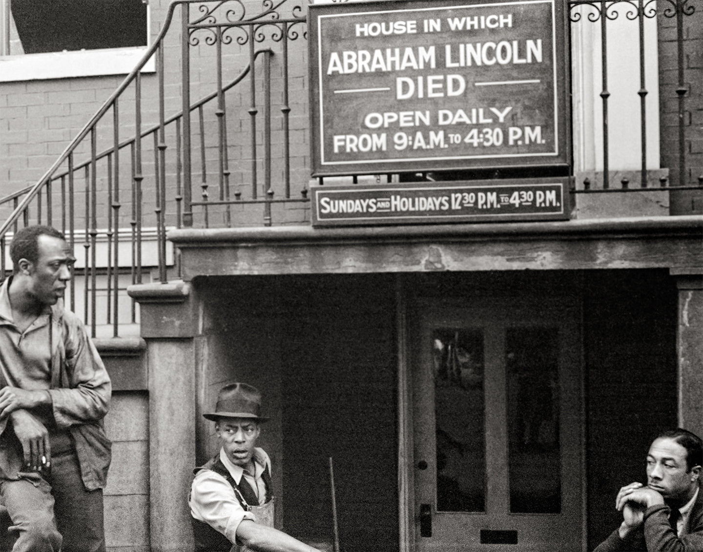 House that Lincoln Died, Washington DC, 1937 Photo Historical Pix