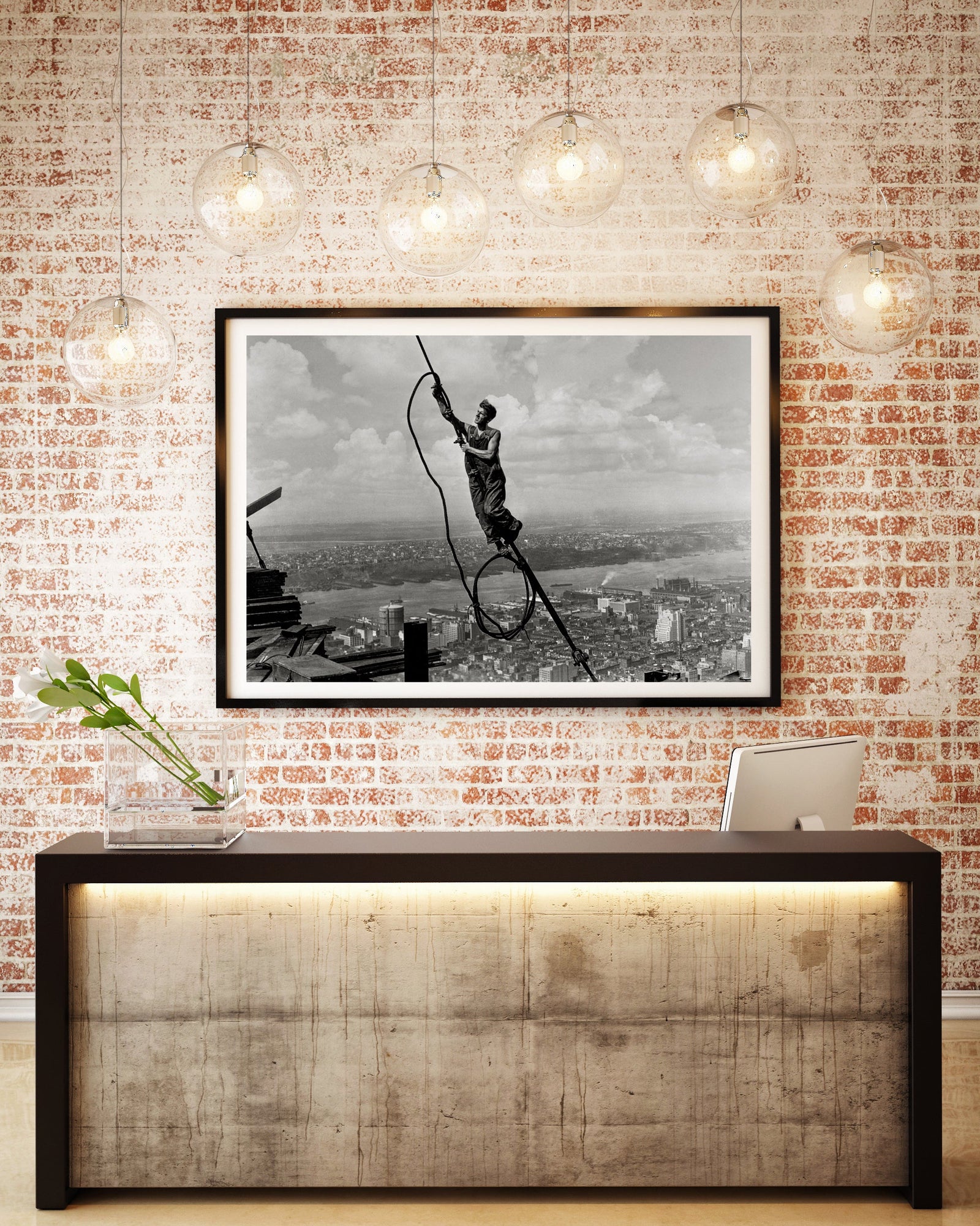 Icarus, Lewis Hine, 1930, Empire State Building Historical Pix