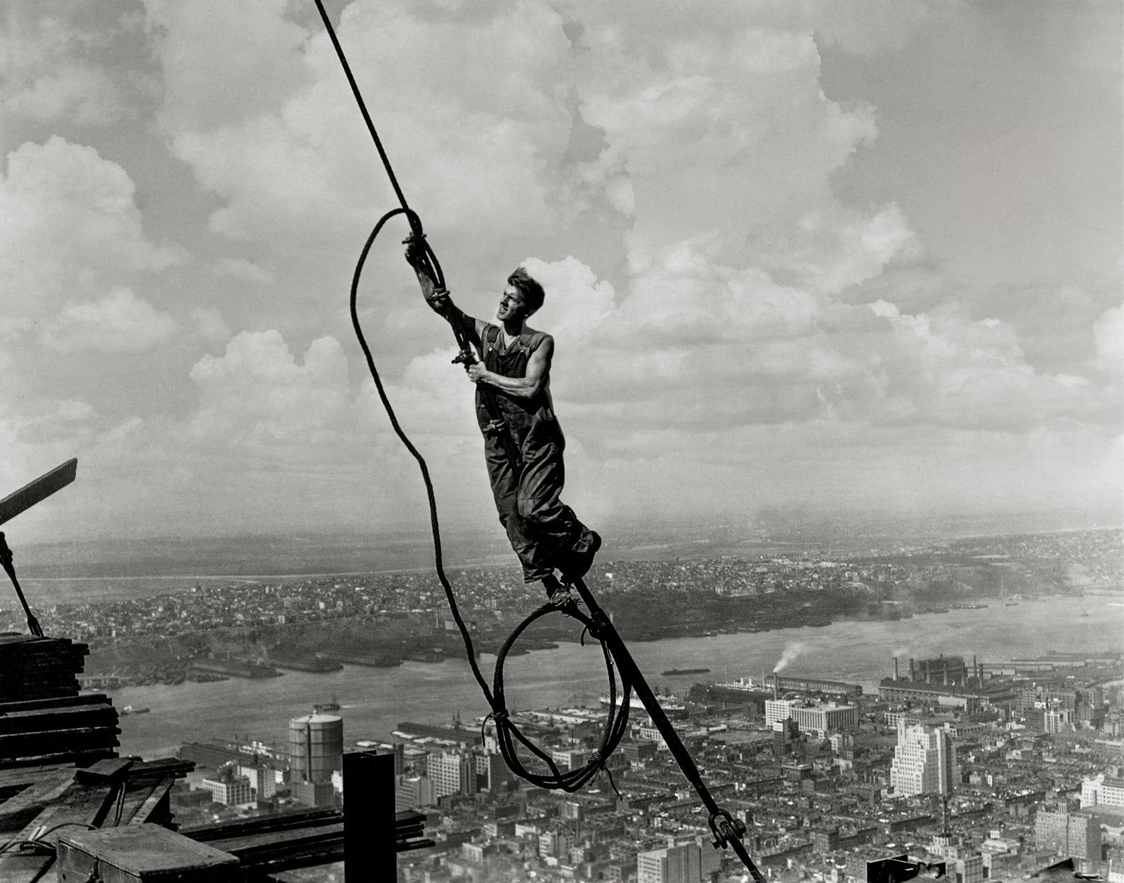 Icarus, Lewis Hine, 1930, Empire State Building Historical Pix