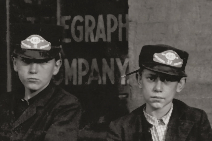 Indianapolis Indiana Messenger Service on Bicycle Service,  1908 Historical Pix