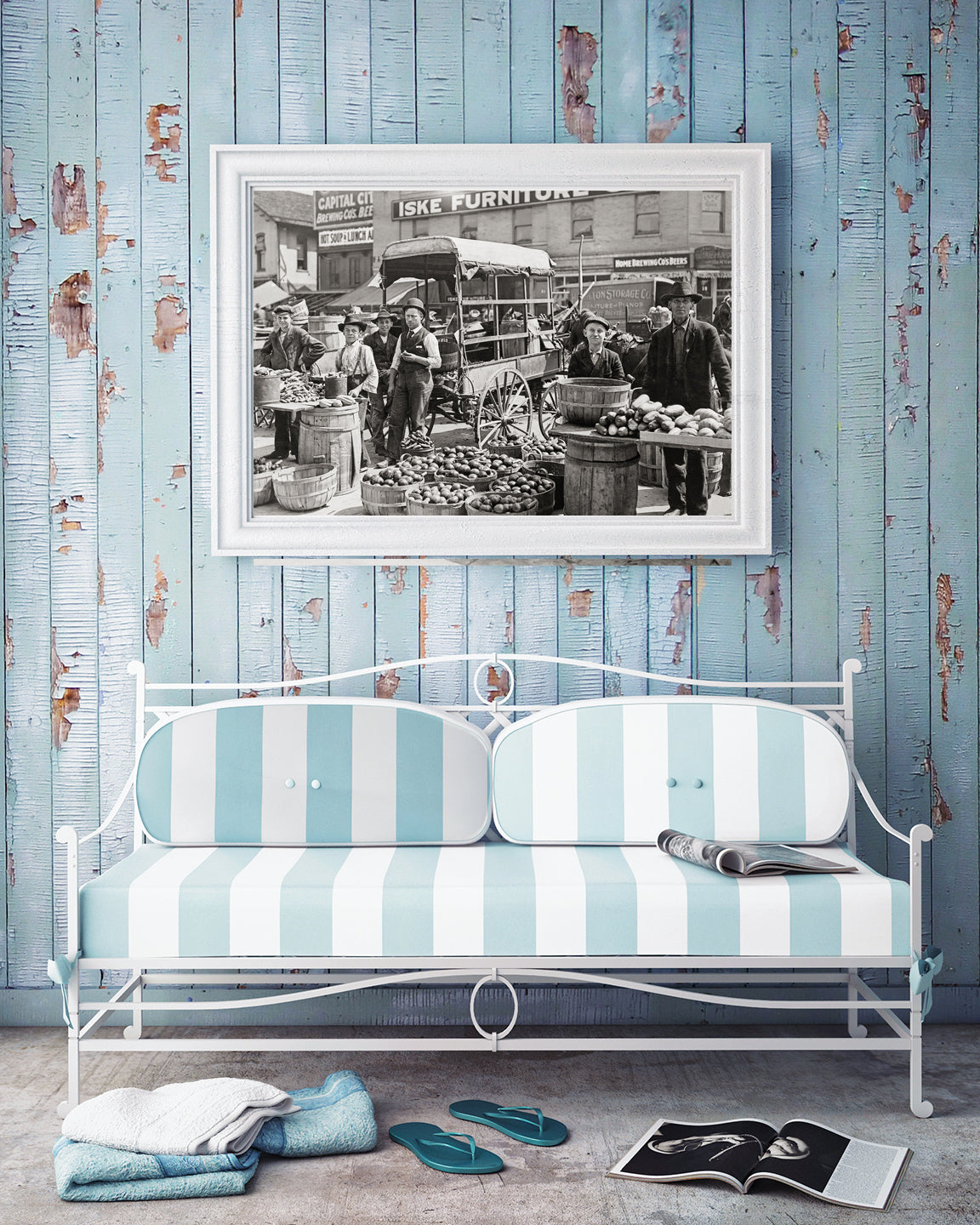 Indianapolis Minnesota Food Market, 1908 Historical Pix