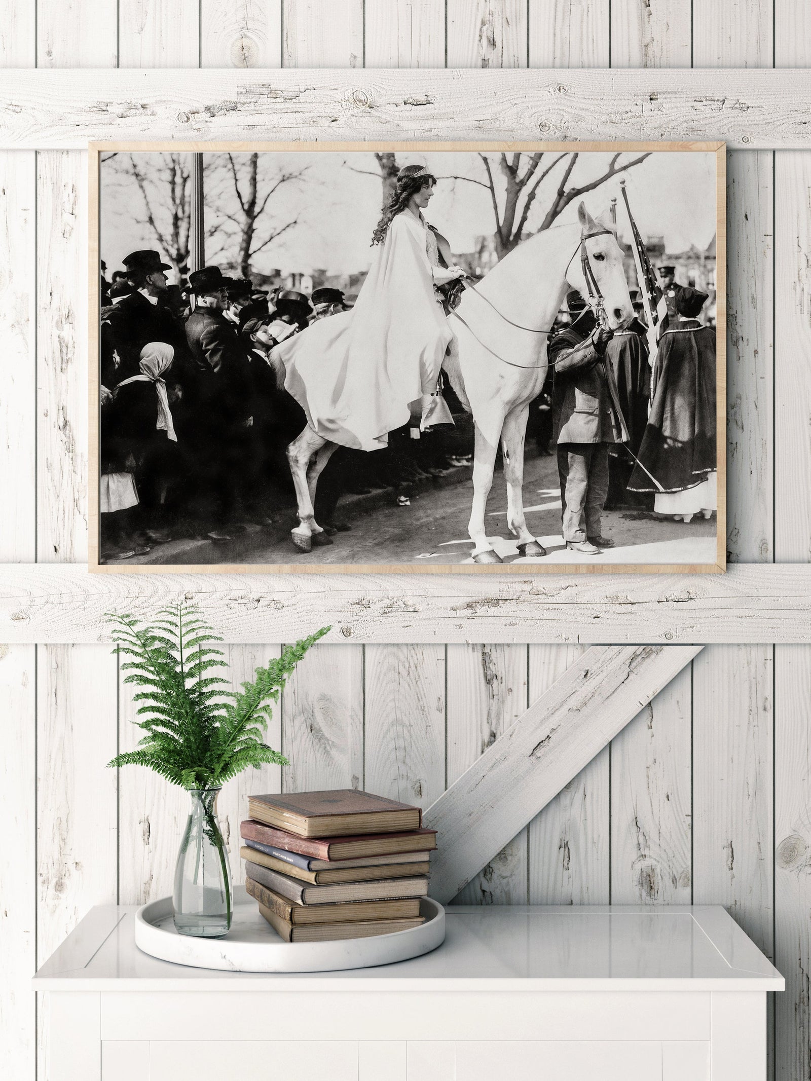 Inez Milholland on Horse, 1913 Historical Pix