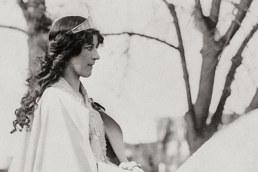 Inez Milholland on Horse, 1913 Historical Pix