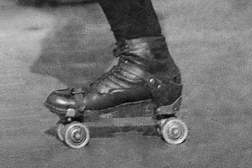 Joe Garsi  skips rope and roller skates, Washington DC Historical Pix