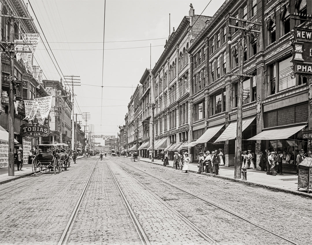 Knoxville Tennessee Gay Street, 1910 Historical Pix