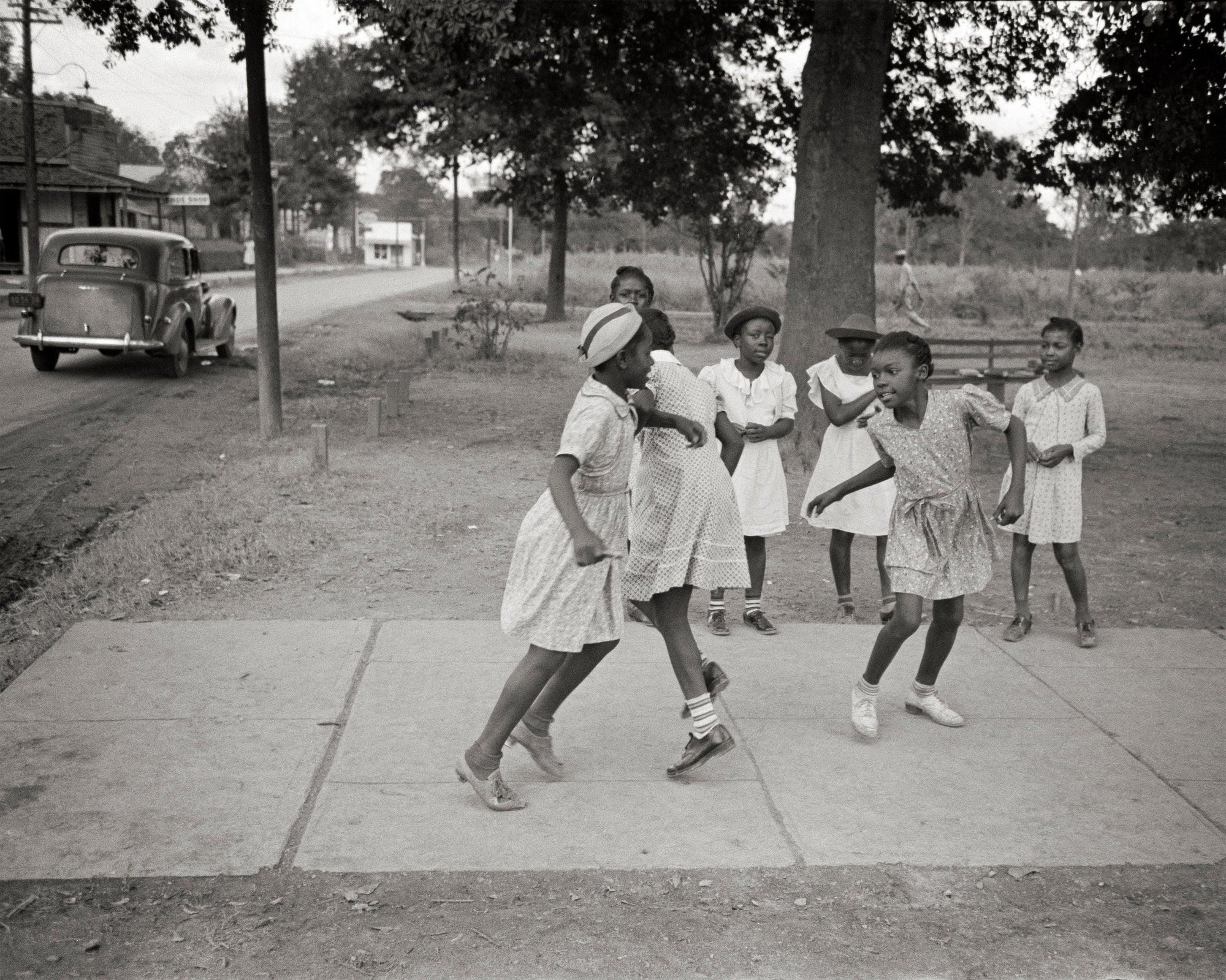 Lafayette Louisiana, Girls Playing, Russell Lee, Photographer 1938 Historical Pix