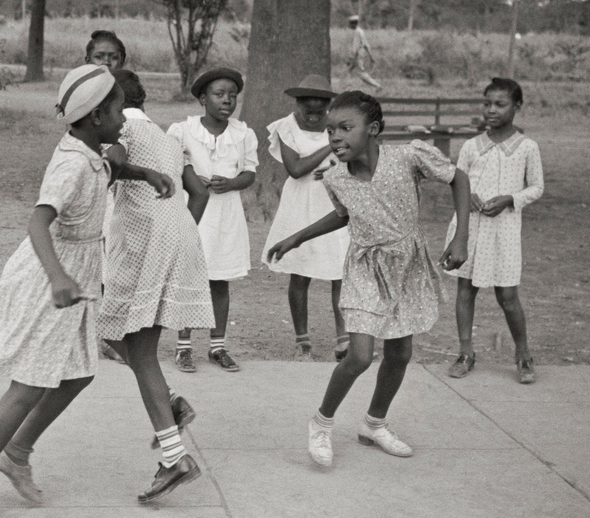 Lafayette Louisiana, Girls Playing, Russell Lee, Photographer 1938 Historical Pix