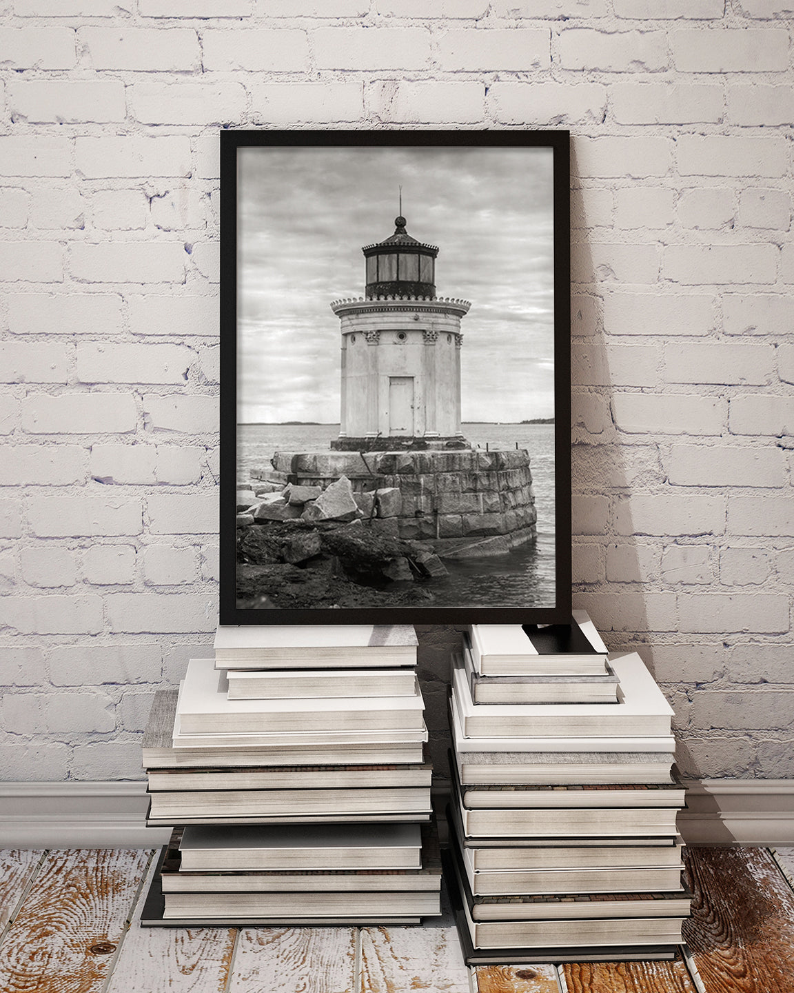 Lighthouse, Portland Harbor, Cumberland County ME, 1962 Historical Pix