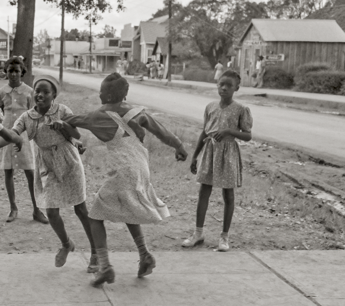 Louisiana Girls Playing, 1938 Historical Pix