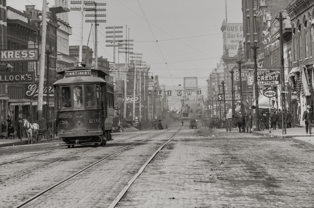 Main Street, Little Rock, Arkansas, Early 1900s Historical Pix