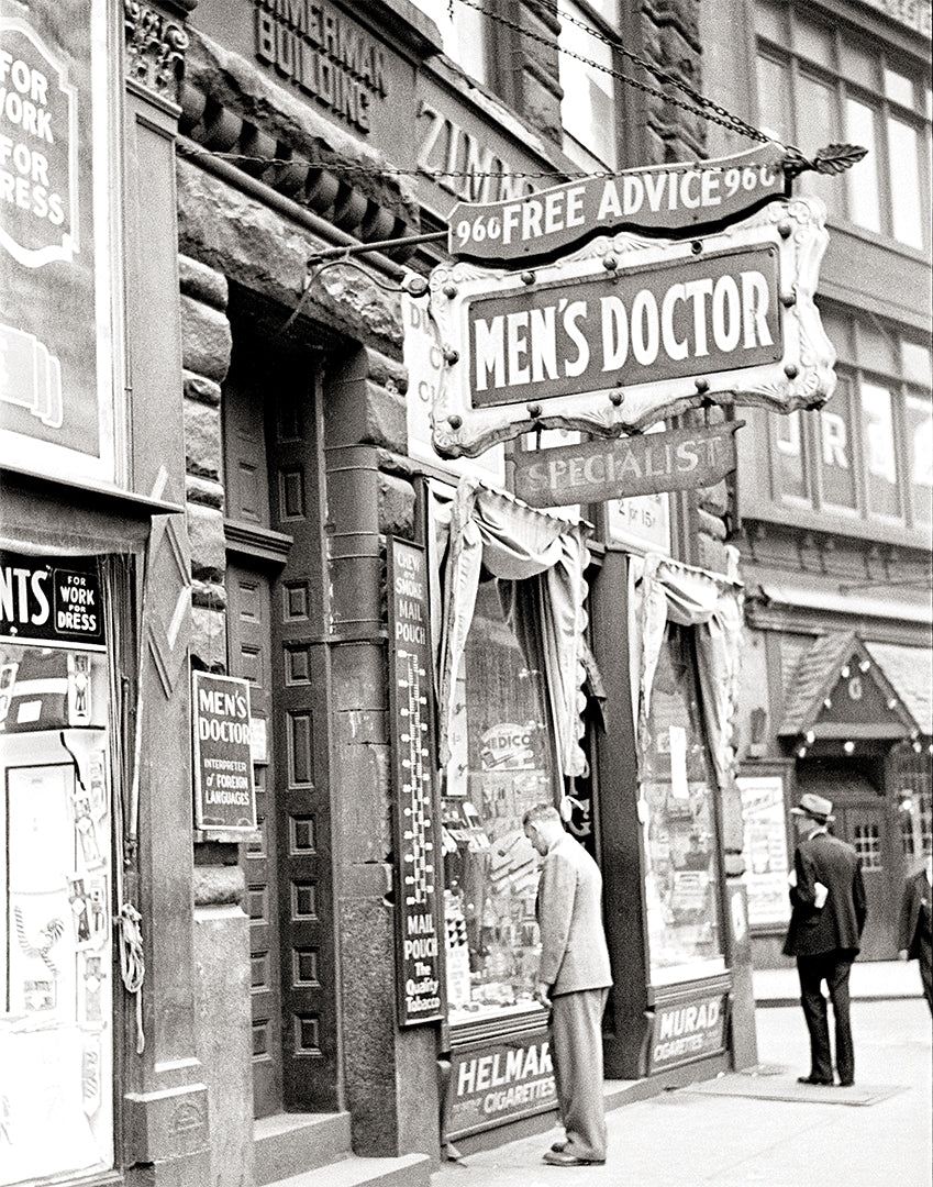 Man Seeks Doctor's Advice Historical Pix