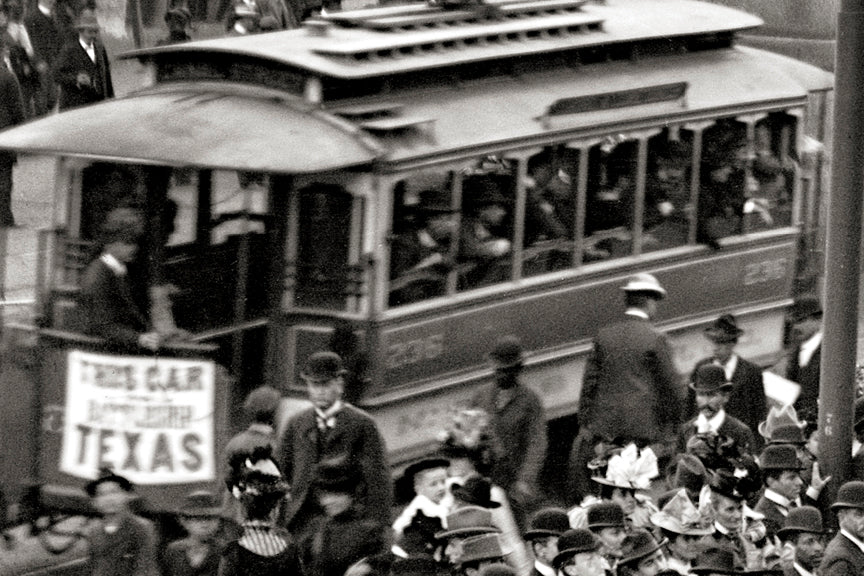 Mardi Gras Parade Canal Street, New Orleans, Louisiana, The Big Easy, 1900 Historical Pix