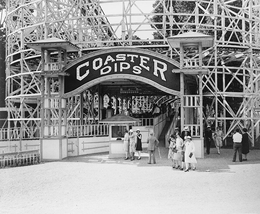 Maryland Amusement Park Photo, 1920s Historical Pix