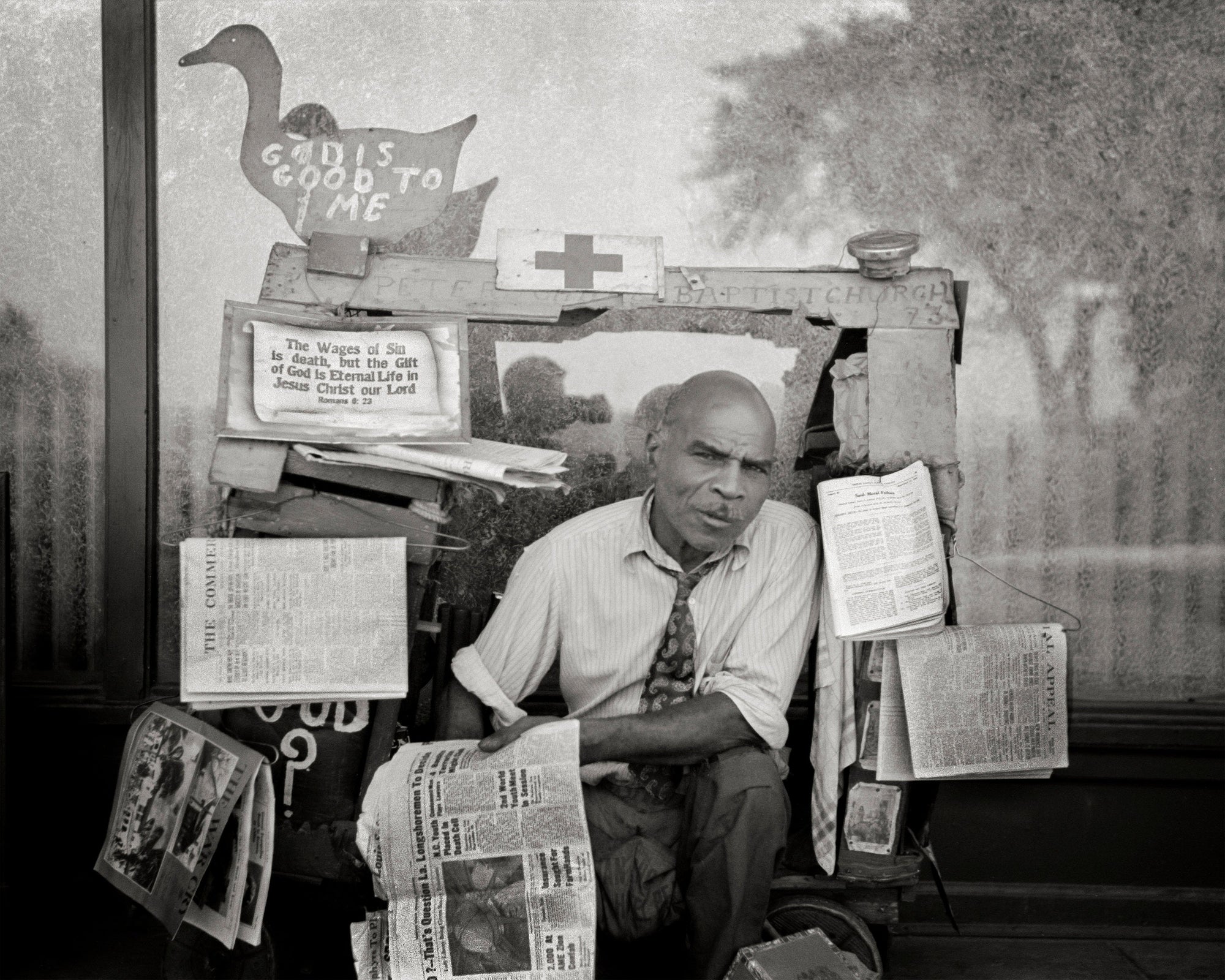 Memphis Tennessee Newspaper Man, 1938, Russell Lee Historical Pix