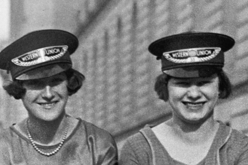 Messenger Girls, Western Union, Washington DC, 1925 Historical Pix