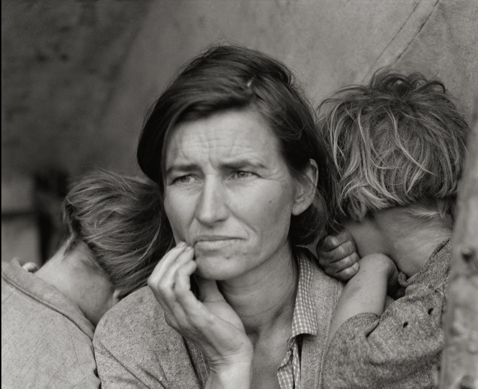 "Migrant Mother", By Dorthea Lange, 1936 Historical Pix