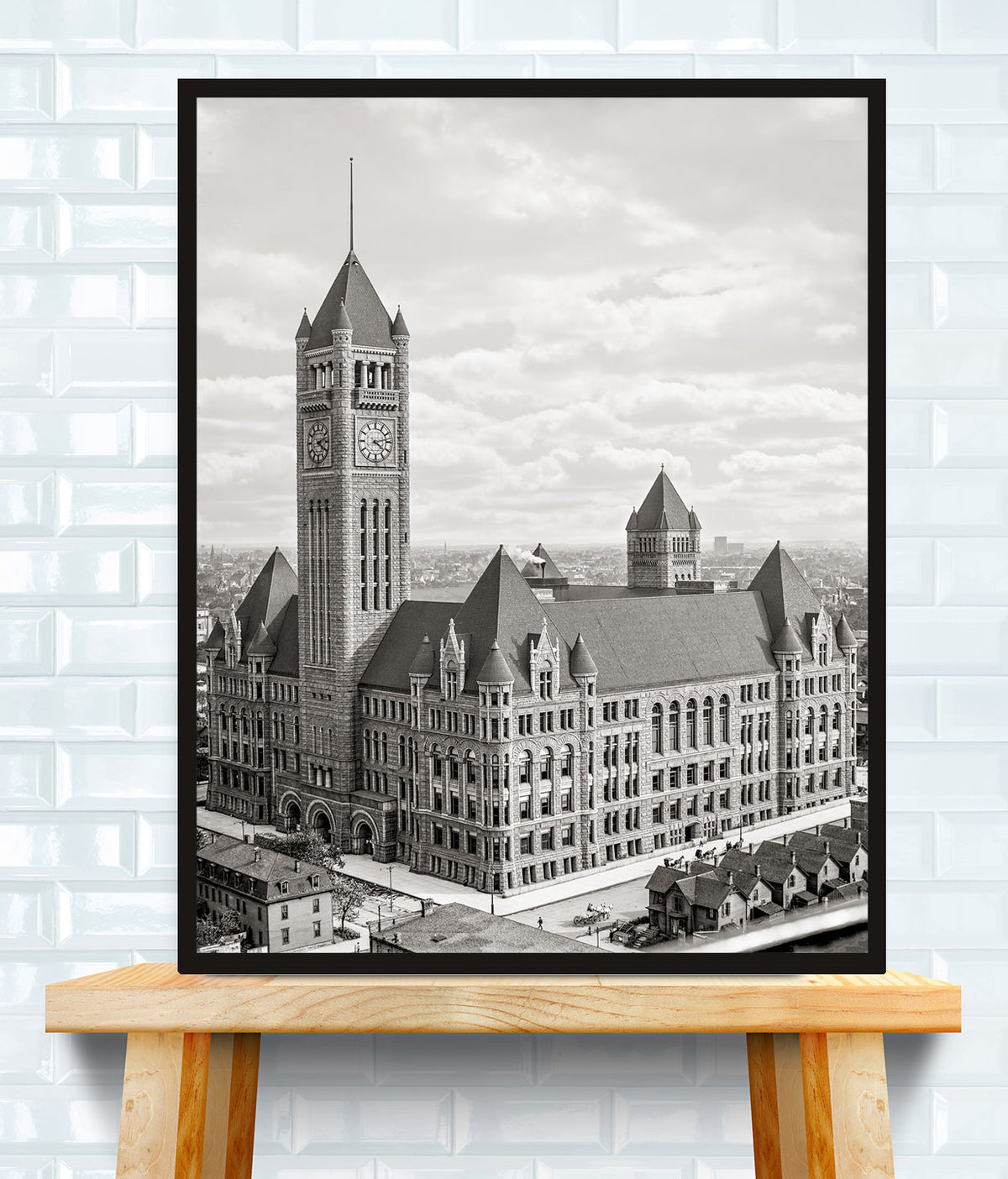 Minneapolis Court House and City Hall Photo, Minneapolis Minnesota, 1905 Historical Pix