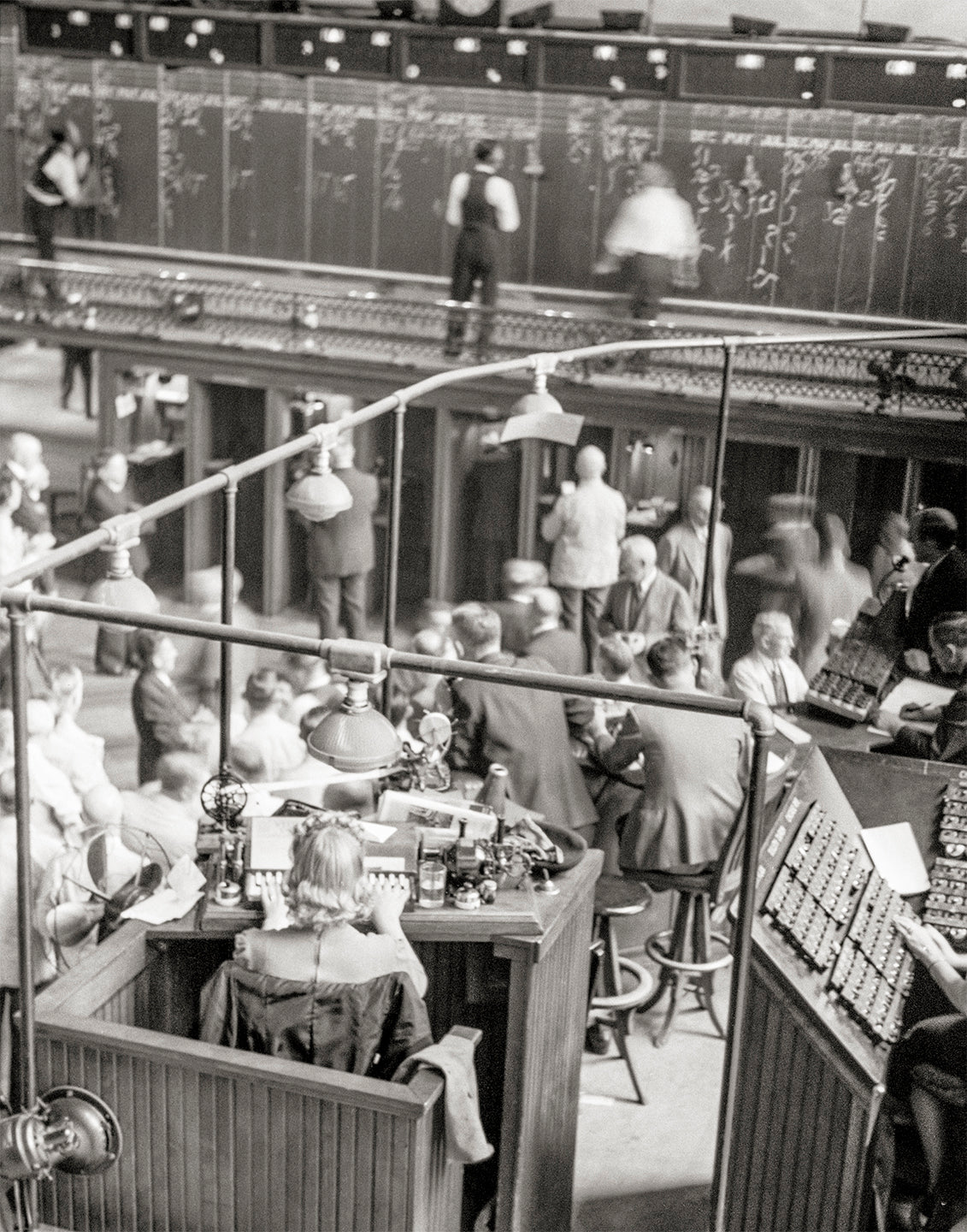 Minneapolis Grain Exchange, Minneapolis, Minnesota, Bidding on Futures, 1939 Historical Pix