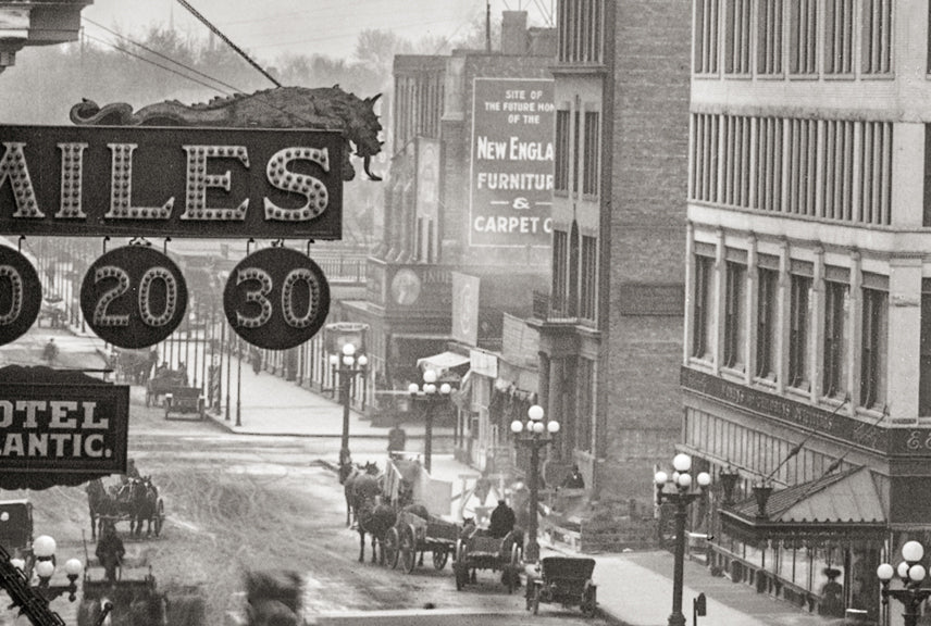 Minneapolis Hotel Radisson and 7th St., Minnesota, early 1900s Historical Pix