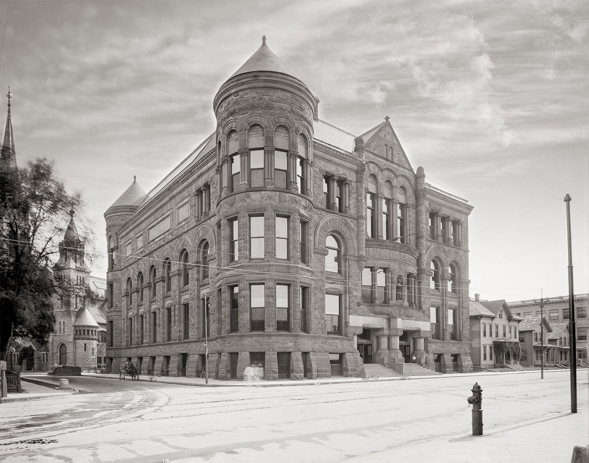 Minneapolis Public Library, Minneapolis Minnesota, 1906 Historical Pix