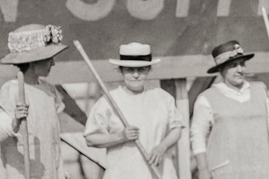 Model War Victory Garden of the Woman Suffrage Party, 1917 Historical Pix