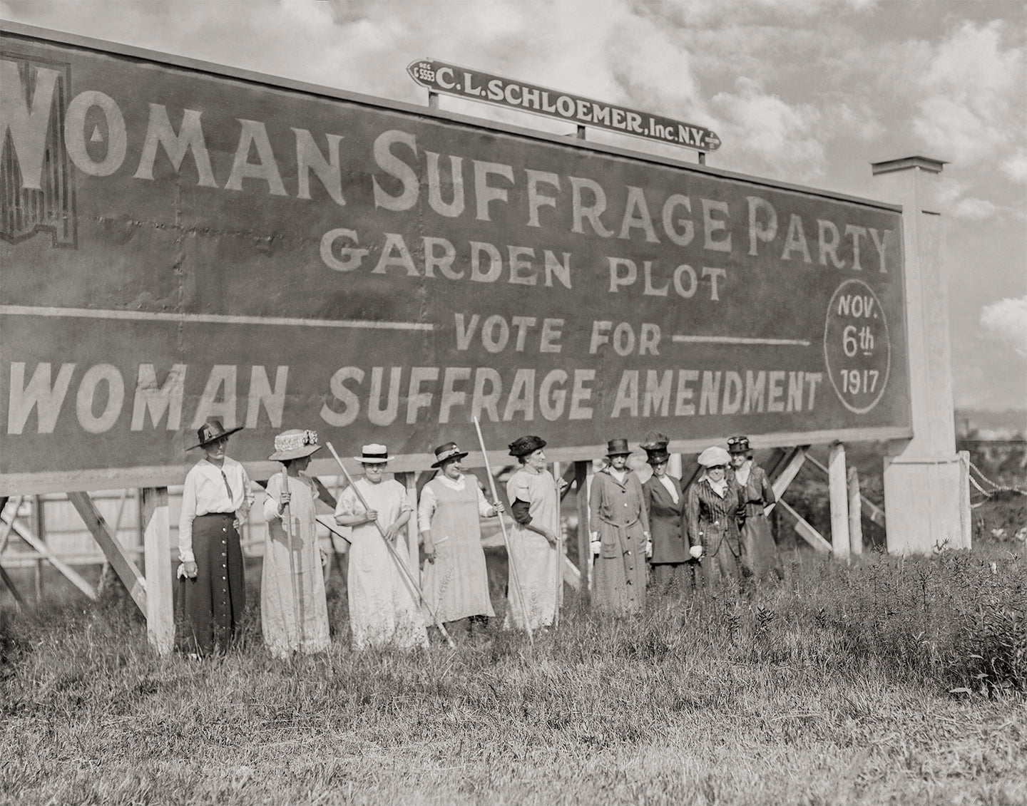 Model War Victory Garden of the Woman Suffrage Party, 1917 Historical Pix