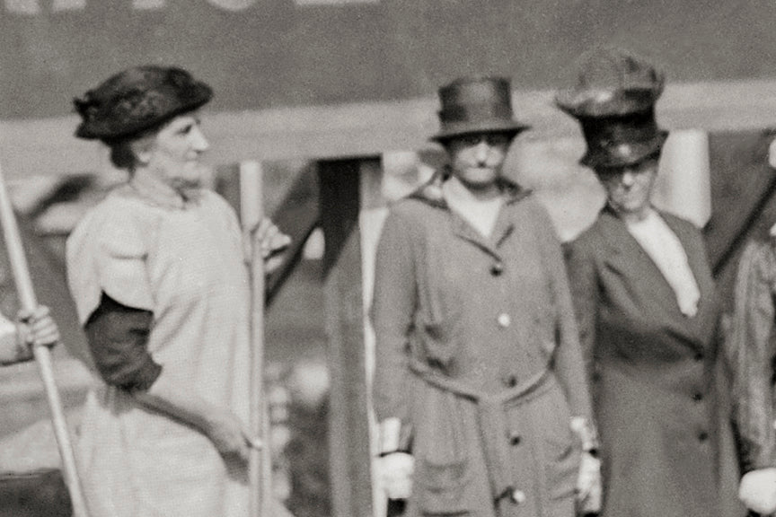 Model War Victory Garden of the Woman Suffrage Party, 1917 Historical Pix