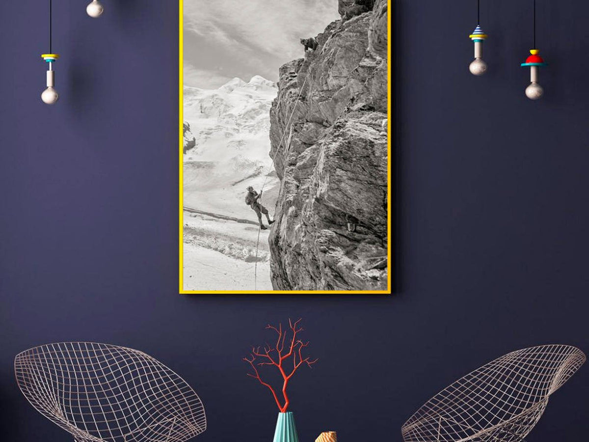 Mountain Climbers Photo, 1955 Historical Pix