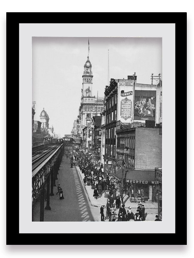 NYC Sixth Avenue, Early 1900s Photo Historical Pix
