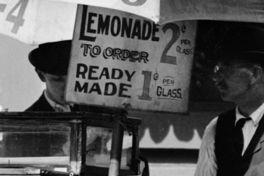 NYC Street Food Vendor, Early 1900s Photo, New York City Historical Pix