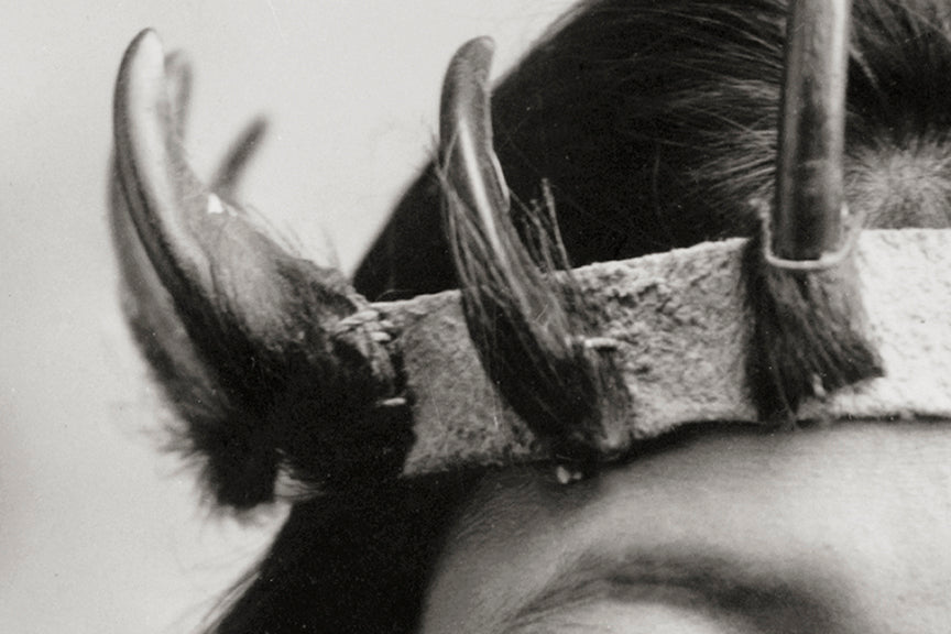 Native Alaskan Kaw-Claa Thlinget wearing Potlatch dancing costume, 1906 Historical Pix