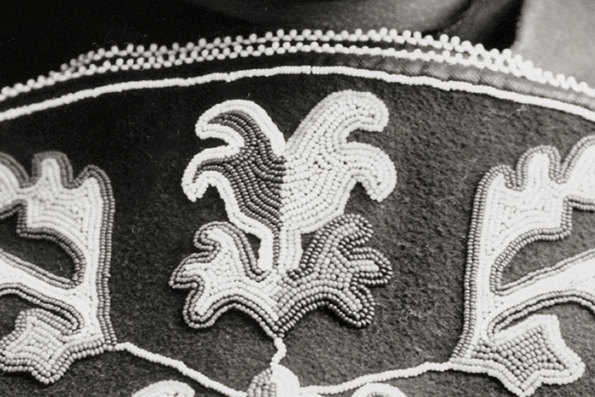 Native Alaskan Kaw-Claa Thlinget wearing Potlatch dancing costume, 1906 Historical Pix