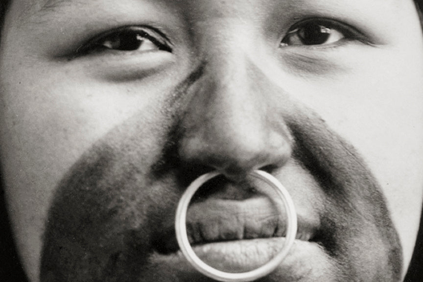 Native Alaskan Kaw-Claa Thlinget wearing Potlatch dancing costume, 1906 Historical Pix