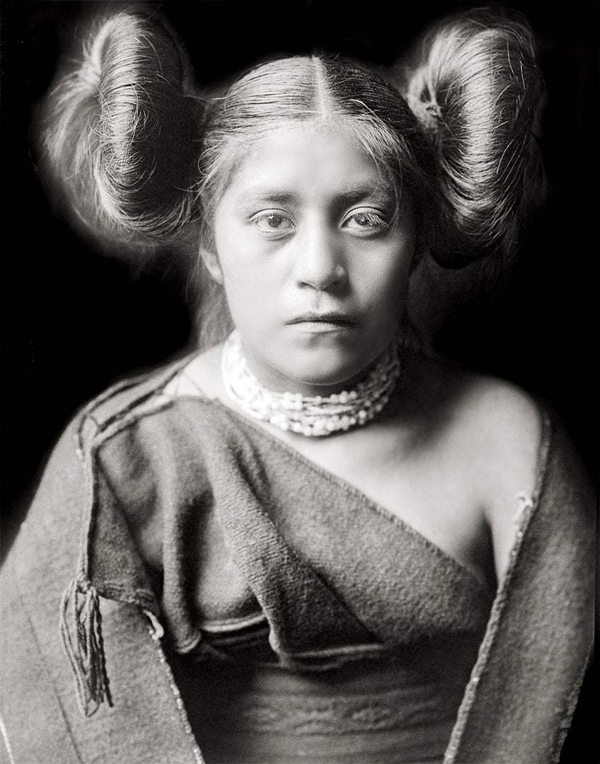 Native American Indian Tewa Girl, 1906 Historical Pix