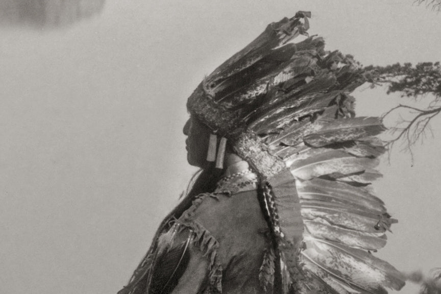 Native American Klamath Warrior, 1923 Historical Pix