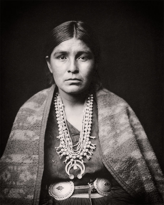 Native American Navaho Woman Portrait, 1905 Historical Pix