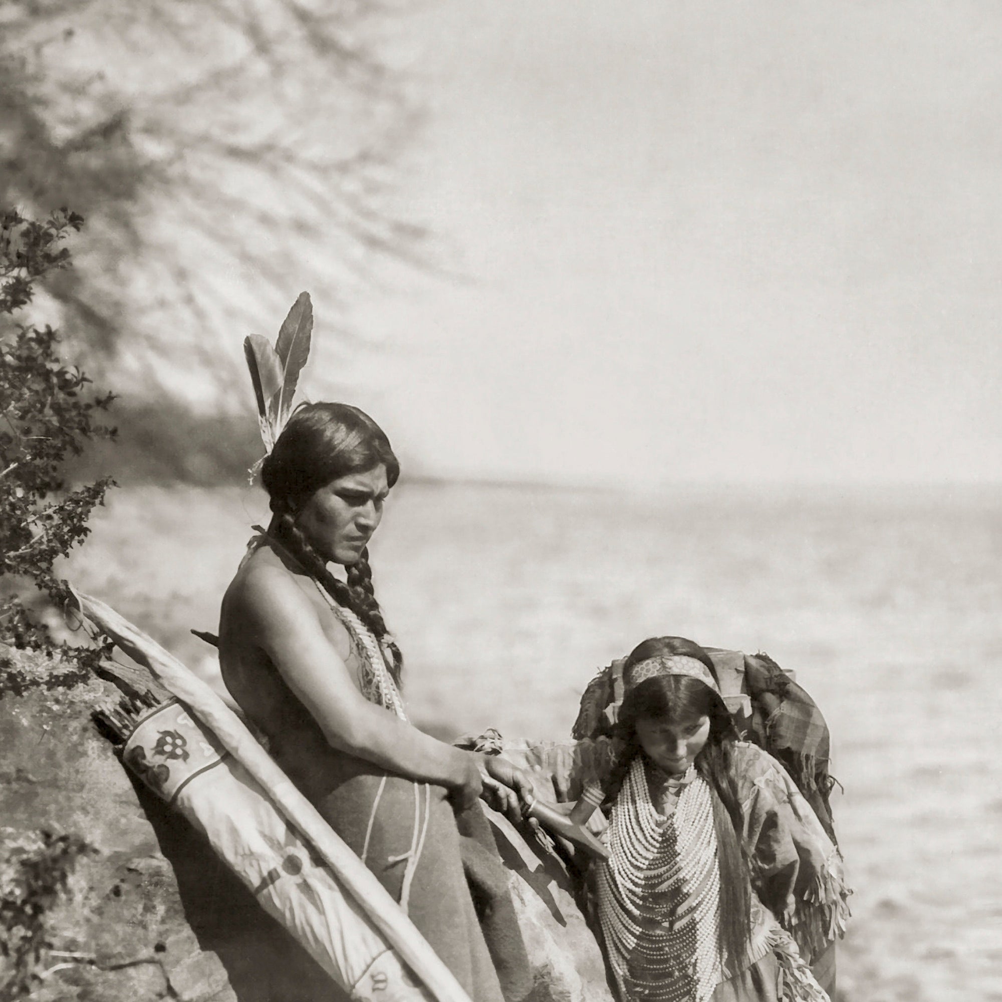 Native American Ojibwe Photo, Roland Reed, Circa 1913 - Historical Pix