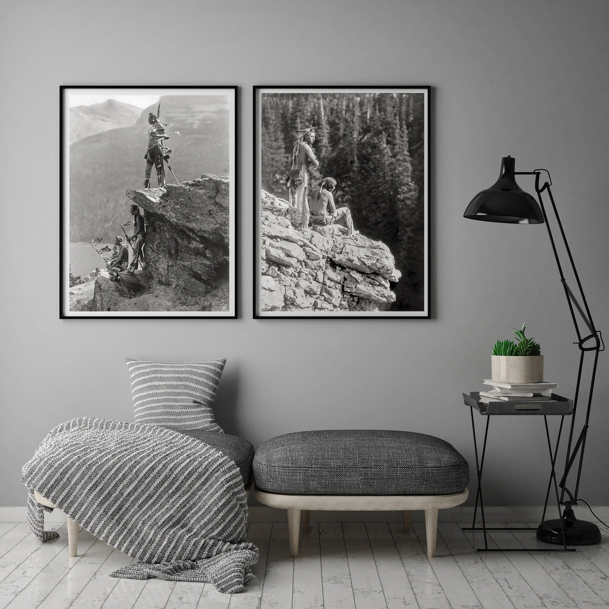 Native American Photography Wall Collection, Roland Reed, Blackfoot, 1910 Historical Pix