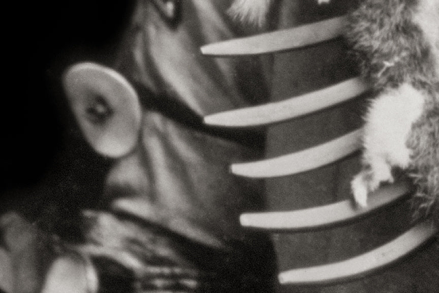 Native American Portrait of "Weasel Tail", 1900 Historical Pix