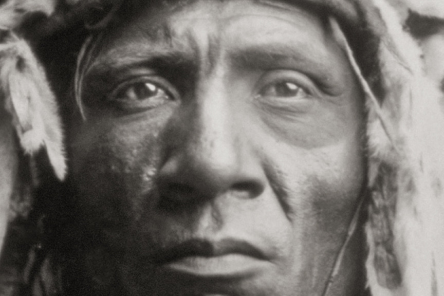 Native American Portrait of "Weasel Tail", 1900 Historical Pix