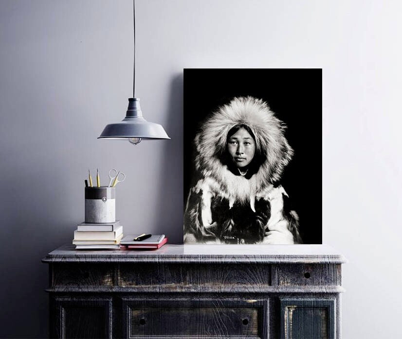 Native American Woman Eskimo Photo, 1907 Historical Pix