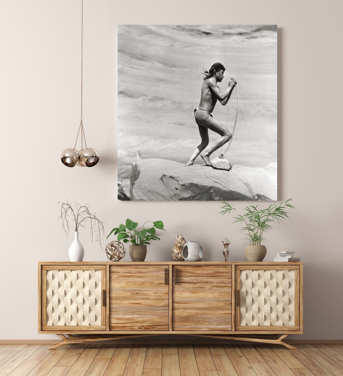 Navaho Native American, &quot;Stringing the Bow&quot;, Roland Reed, 1913 Historical Pix