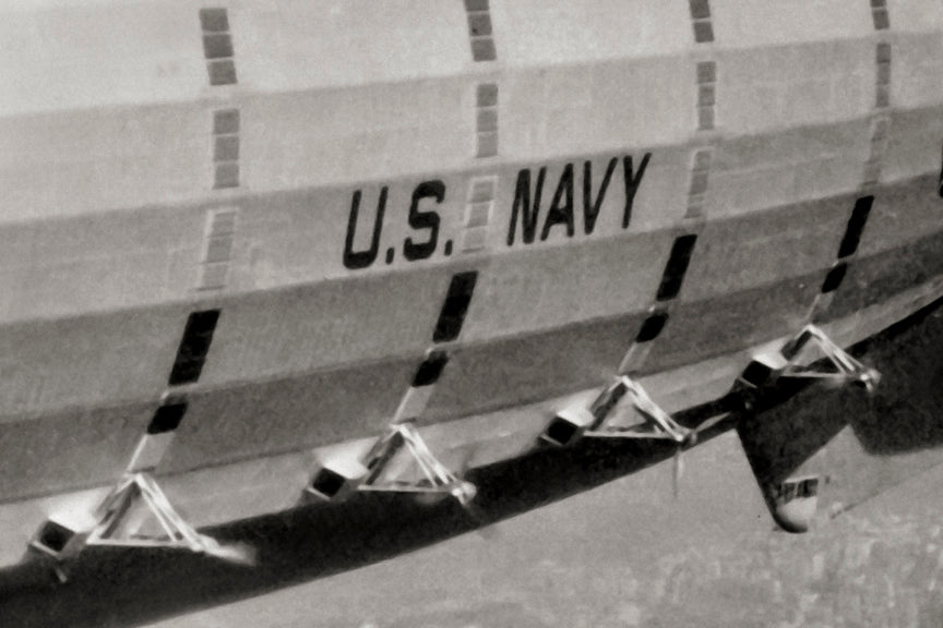 Navy Airship over Manhattan, 1931 Historical Pix