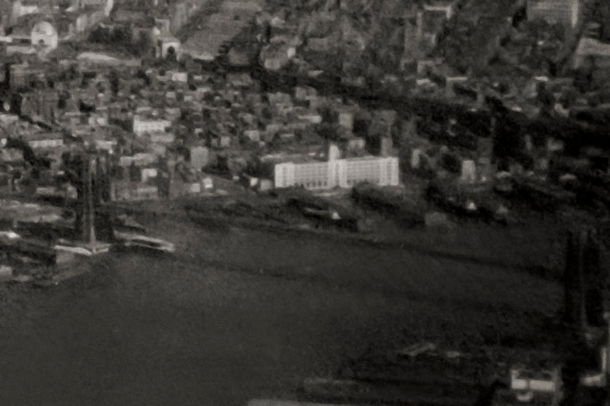 Navy Airship over Manhattan, 1931 Historical Pix