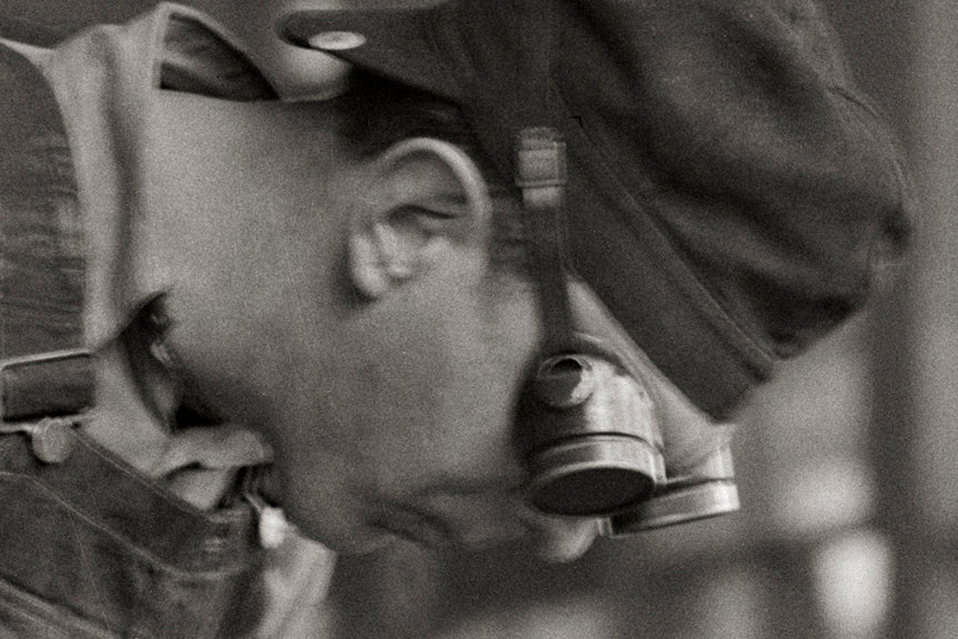 Navy Welder Photo, WWII 1942 Historical Pix