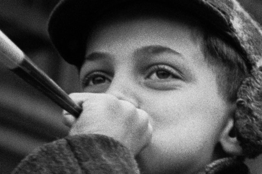 New Years Eve on Bleecker Street, NYC, Marjory Collins Photographer Historical Pix