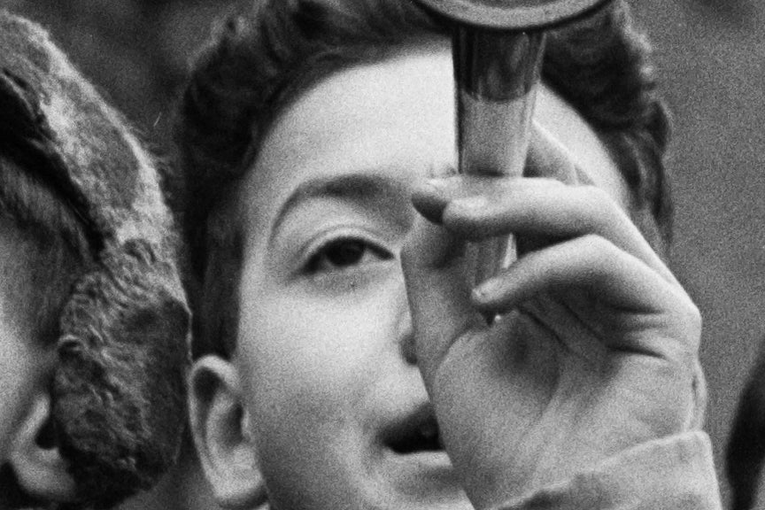 New Years Eve on Bleecker Street, NYC, Marjory Collins Photographer Historical Pix