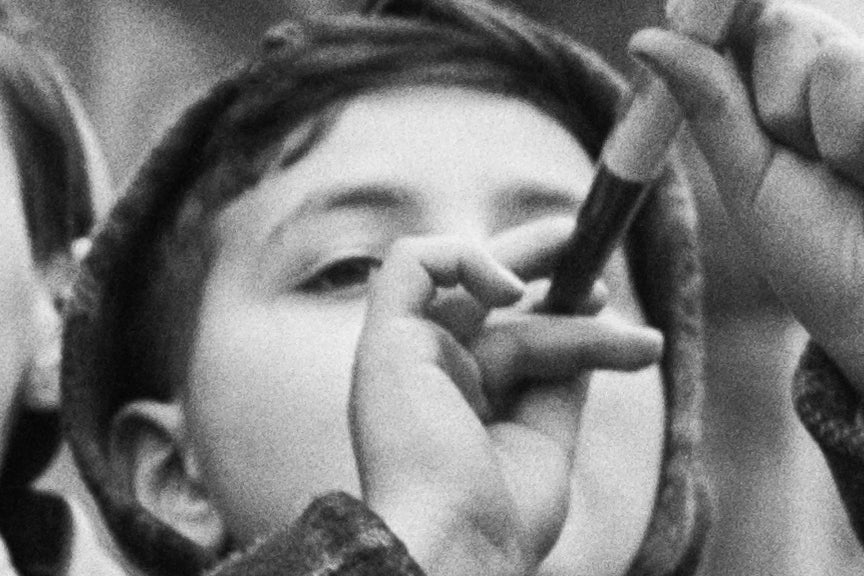 New Years Eve on Bleecker Street, NYC, Marjory Collins Photographer Historical Pix