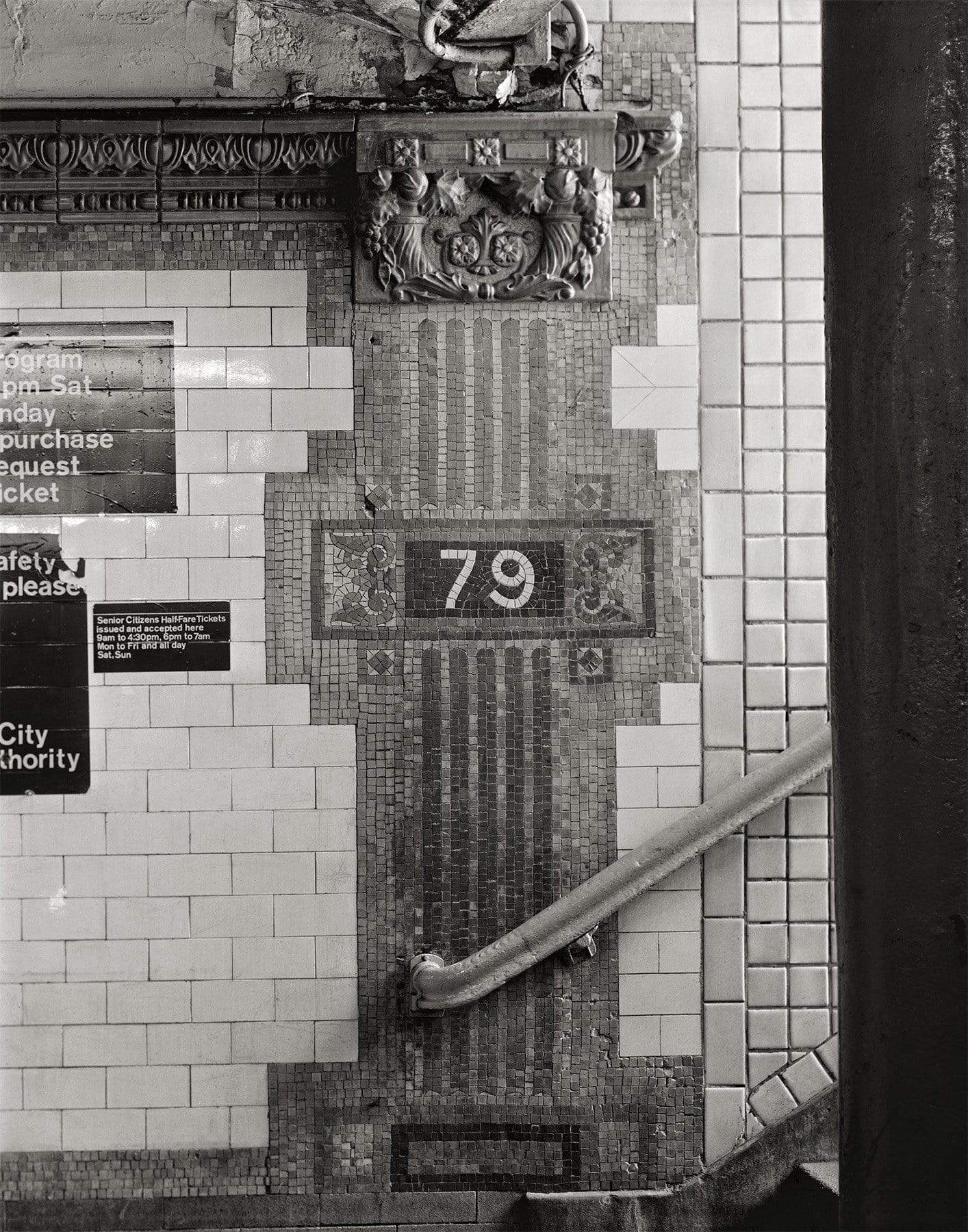 New York 79th Subway Station Sign Photo Historical Pix